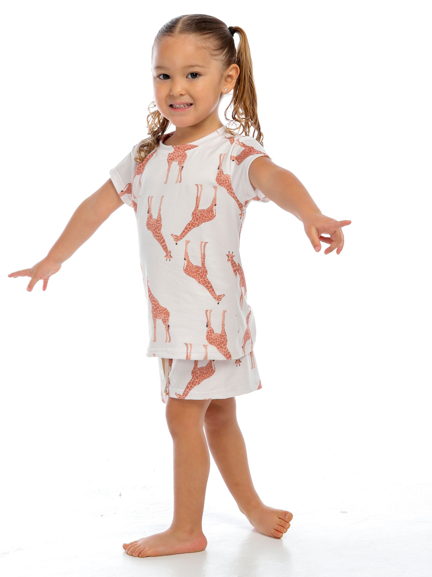 PIJAMA KIDS SHORT JIRAFAS