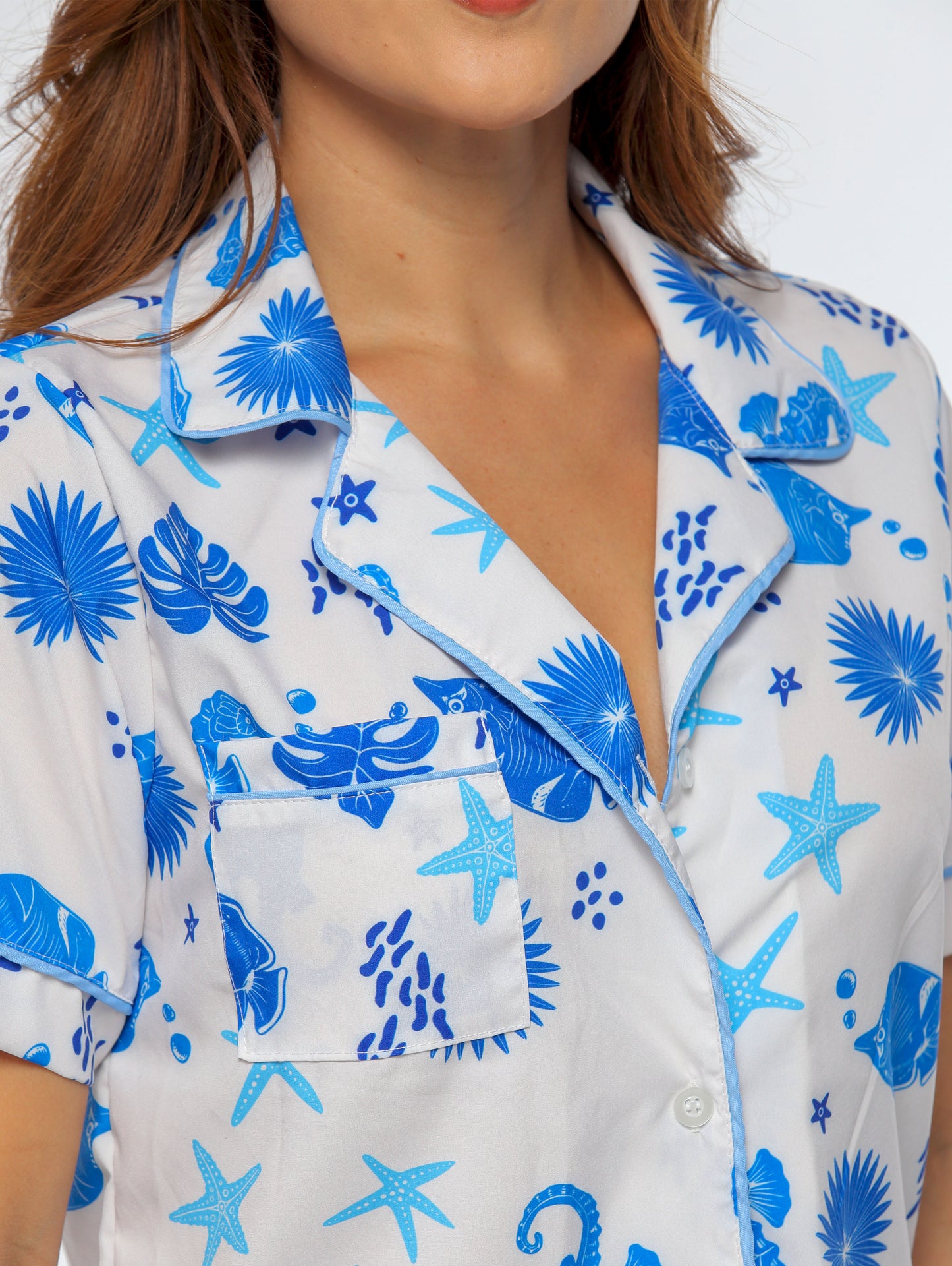 Pijama Oceanía Azul