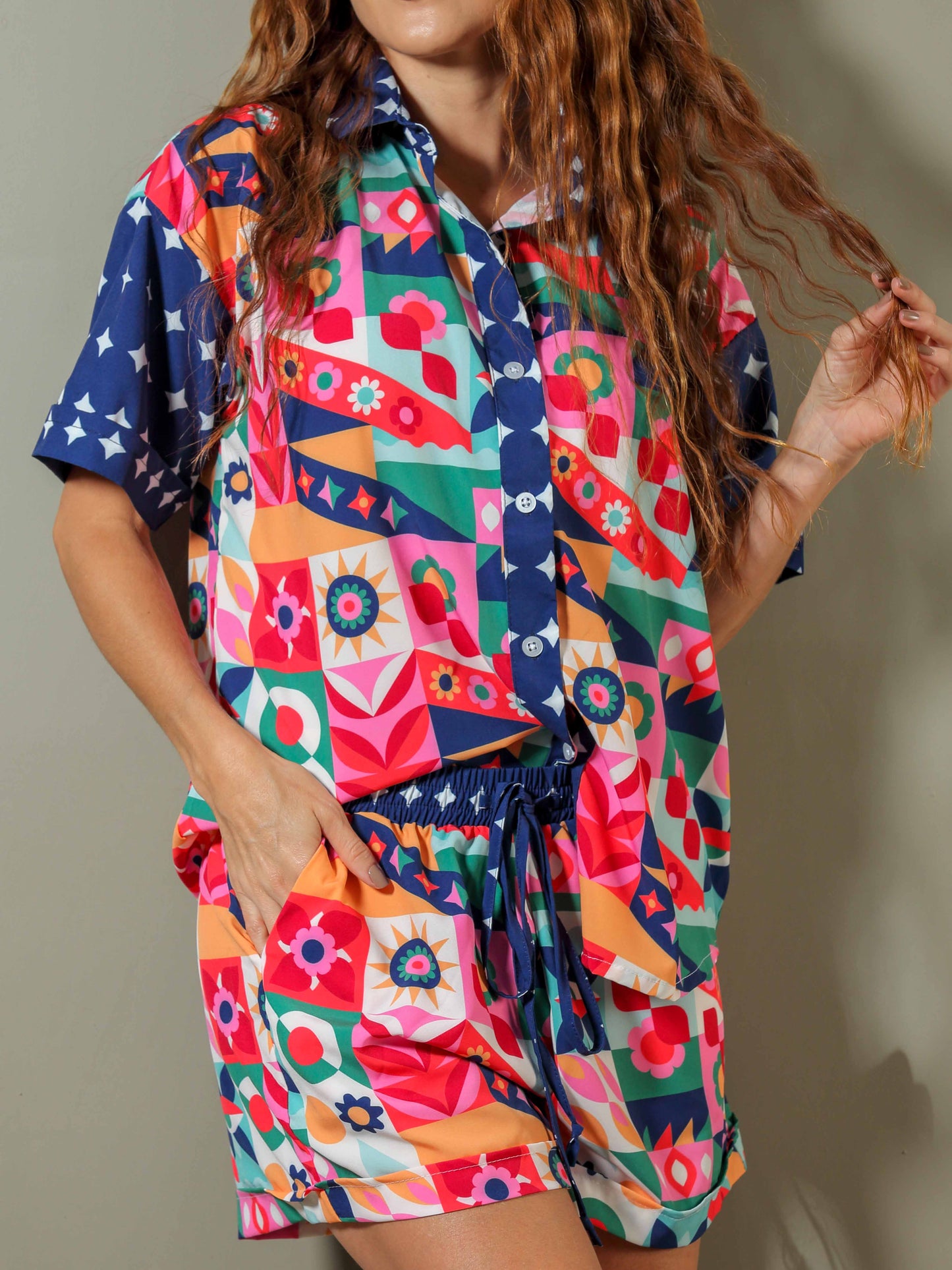 SET PIJAMA COLOR PATCH