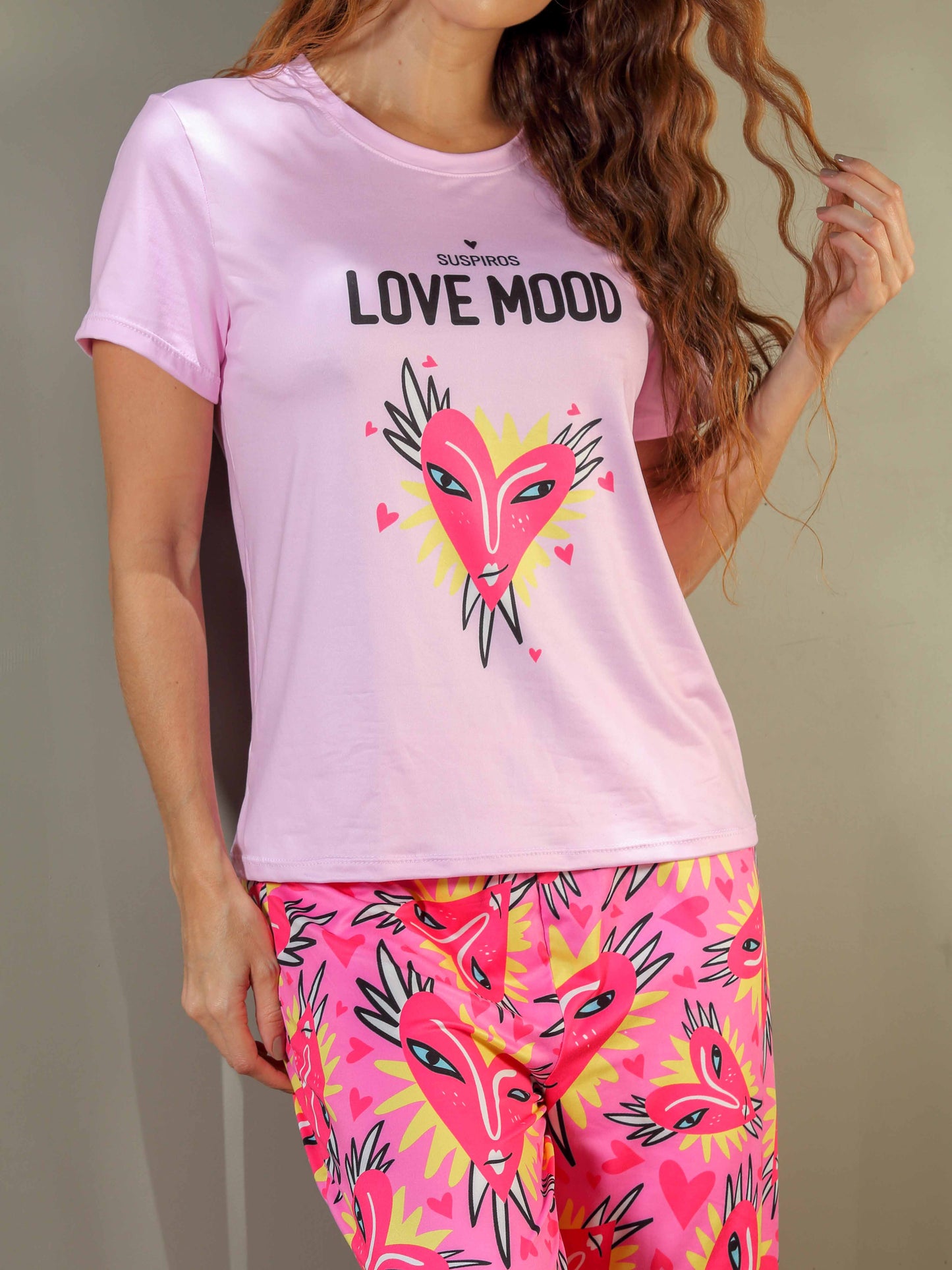 PIJAMA PINK LOVE